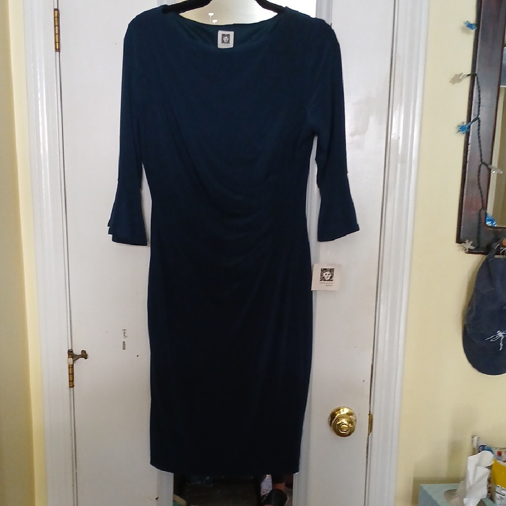 Elegant Navy Blue Dress